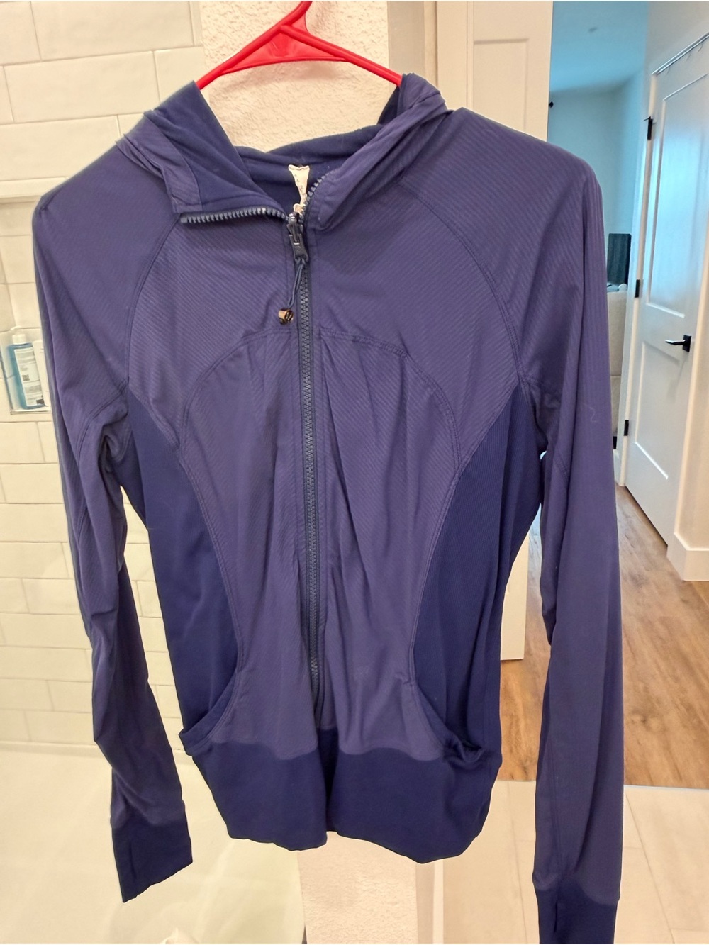 lululemon athletica Deep Purple Hooded Zip Jacket